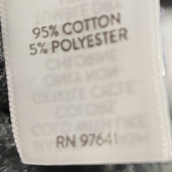 Pure Jill Grey/Black Cap Sleeve Dress w/ Pockets & Slits Size XSmall - Picture 6 of 7